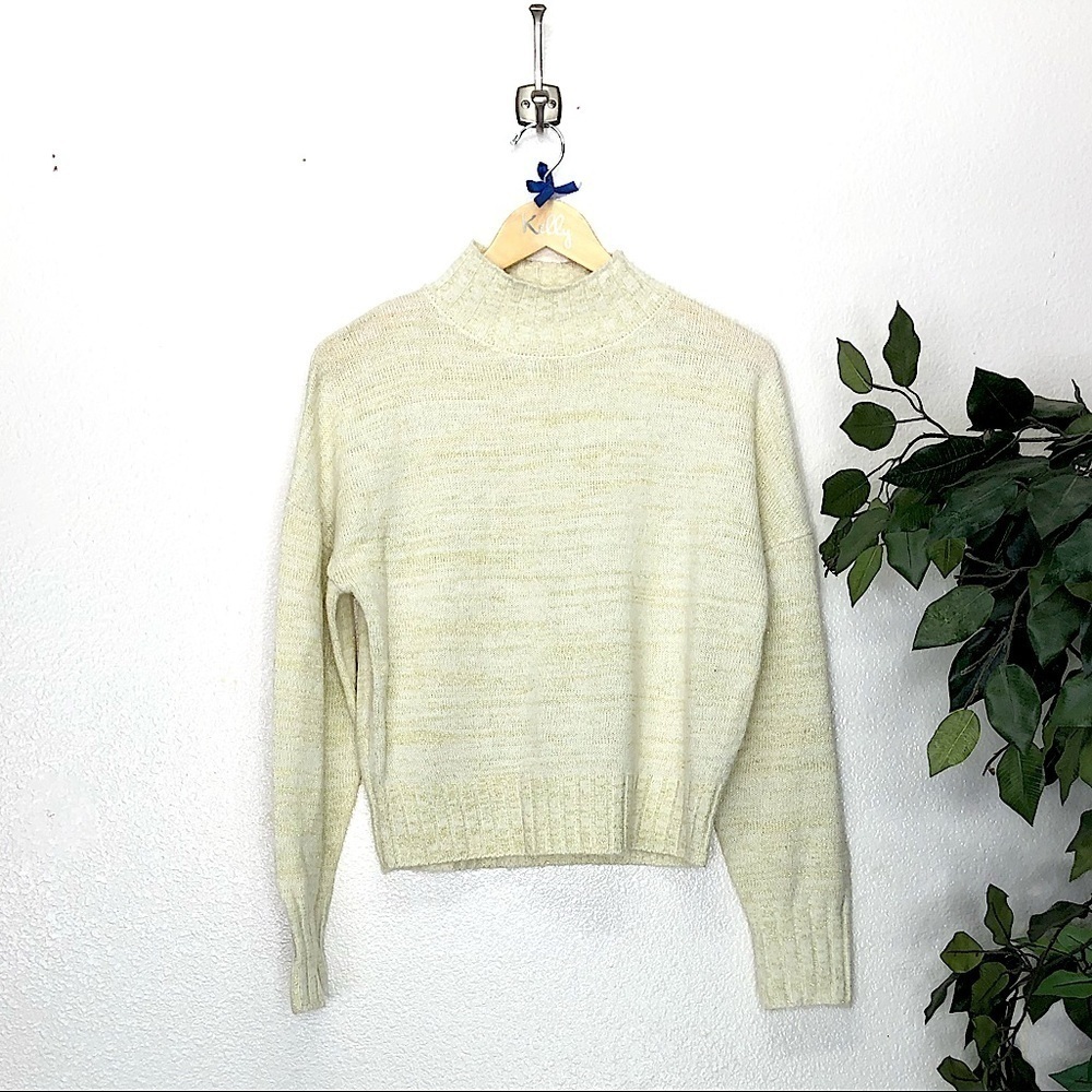 NSR Cream Sparkly Wool Sweater